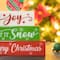 Glitzhome® 9.5" Christmas Wooden Block Word Sign